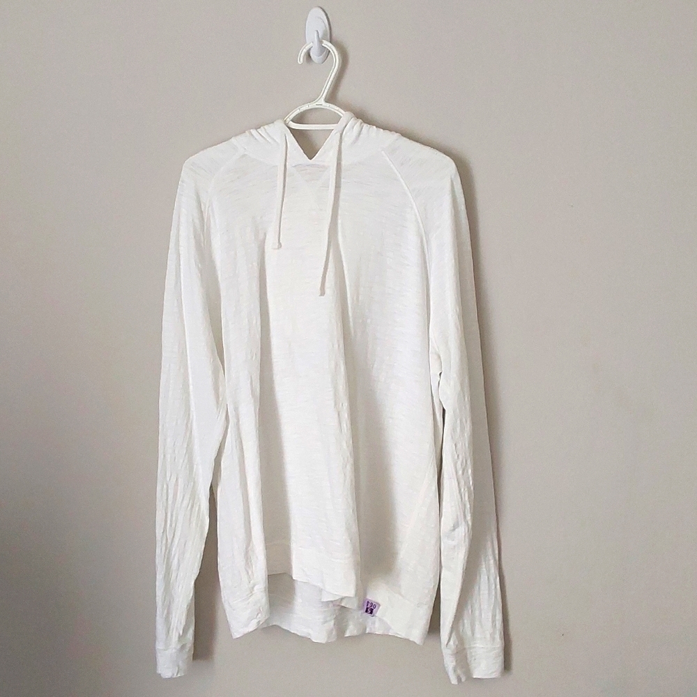 Vince white long sleeve hoodie